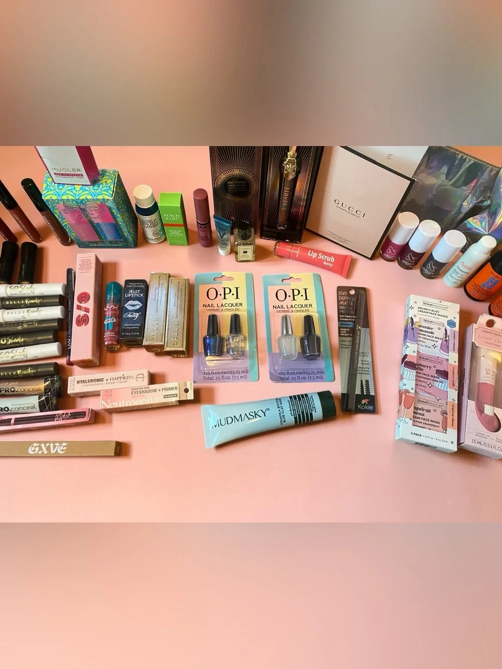 Assorted Women Makeup Collection - Rose Pink Hand Cream & Cosmetics
